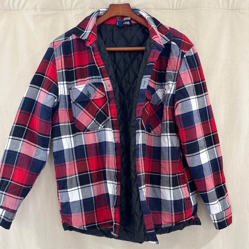 H&M Plaid Shirt Shacket
